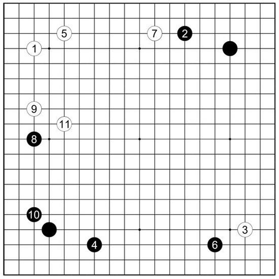 谱7桑原道节受二子执黑本因坊道策1683年